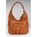 BELLI ital. Nappa Leder Shopper cognac