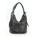 BELLI ital. Nappa Leder Shopper schwarz