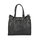 BELLI Ledertasche schwarz kroko und Glattleder