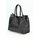 BELLI Ledertasche schwarz kroko und Glattleder