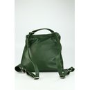 BELLI Nappa Leder Rucksack Backpack "London" grün