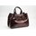 BELLI Ledertasche bordeaux rot lack kroko