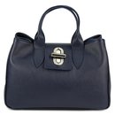 BELLI Ledertasche blau glatt