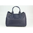 BELLI Ledertasche blau glatt