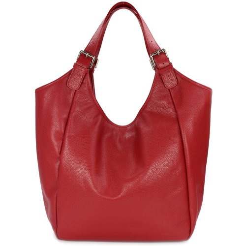 BELLI XXL Nappa Leder Shopper rot