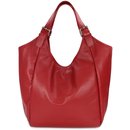 BELLI XXL Nappa Leder Shopper rot