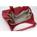 BELLI XXL Nappa Leder Shopper rot