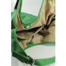 Belli ital. XXL Nappa Leder Shopper grün
