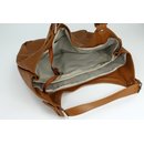 BELLI XXL Nappa Leder Shopper cognac braun