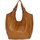 BELLI XXL Nappa Leder Shopper cognac braun