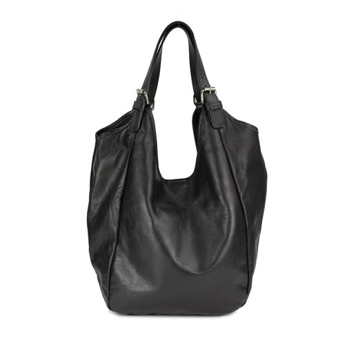 BELLI "Firenze" Nappa Leder Shopper schwarz