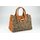 BELLI exklusive Fell Ledertasche cognac braun kroko