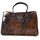 BELLI exclusive Fell Ledertasche braun kroko kuh