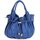 BELLI "Globe Bag" Ledertasche royalblau