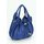 BELLI "Globe Bag" Ledertasche royalblau