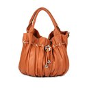 BELLI "Globe Bag" Ledertasche cognac