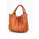 BELLI "Globe Bag" Ledertasche cognac