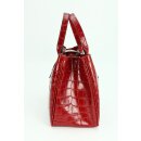 BELLI Ledertasche rot lack kroko