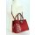 BELLI Ledertasche rot lack kroko