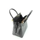 Belli "The Bag" L Ledertasche schwarz kroko