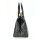 Belli "The Bag" L Ledertasche schwarz kroko