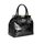 BELLI "The Bag L" Ledertasche schwarz lack kroko