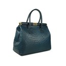 Belli "The Bag" XL Ledertasche blau strauss