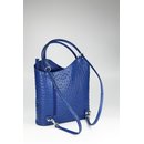 BELLI "Backpack" Leder Tasche Rucksack royal blau strauss