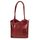 BELLI "Backpack" Leder Tasche Rucksack bordeaux lack kroko