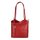 BELLI "Backpack" Leder Tasche Rucksack rot strauss