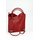 BELLI "Backpack" Leder Tasche Rucksack rot strauss