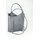 BELLI "Backpack" Leder Tasche Rucksack grau strauss