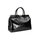 BELLI "The Bag" XXL Ledertasche schwarz lack kroko