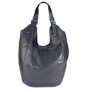 BELLI "Firenze" Nappa Leder Shopper dunkelblau