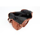 BELLI "Firenze" Nappa Leder Shopper maronenbraun