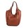 BELLI "Firenze" Nappa Leder Shopper maronenbraun