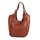 BELLI "Firenze" Nappa Leder Shopper maronenbraun