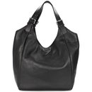 BELLI XXL Nappa Leder Shopper schwarz