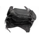 BELLI XXL Nappa Leder Shopper schwarz