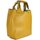 BELLI Designer Ledertasche Henkeltasche gelb