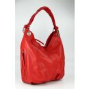 BELLI ital. Nappa Leder Shopper rot