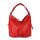 BELLI ital. Nappa Leder Shopper rot