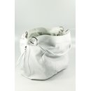 Belli ital. XXL Nappa Leder Shopper weiß