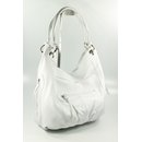 Belli ital. XXL Nappa Leder Shopper weiß