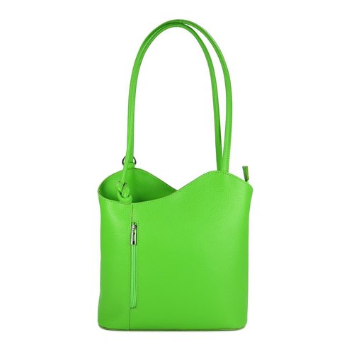 BELLI "Backpack" Leder Tasche Rucksack apfelgrün