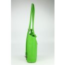 BELLI "Backpack" Leder Tasche Rucksack apfelgrün