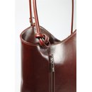 BELLI Leder Handtasche Rucksack "Belli Backpack" braun