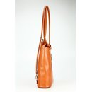 BELLI Leder Handtasche Rucksack "Belli Backpack" cognac