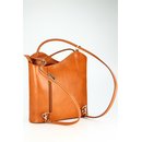 BELLI Leder Handtasche Rucksack "Belli Backpack" cognac