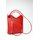 BELLI Leder Handtasche Rucksack "Belli Backpack" rot